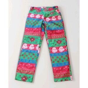 Christmas Pants Dec 25th Costume Sz S 32" festive party holiday adjustable waist